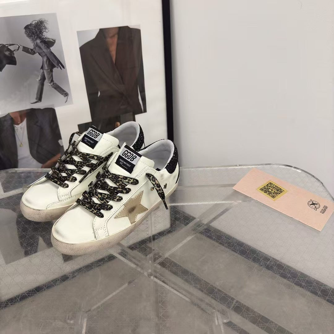 Golden Goose Vintage Distressed Sneakers #081