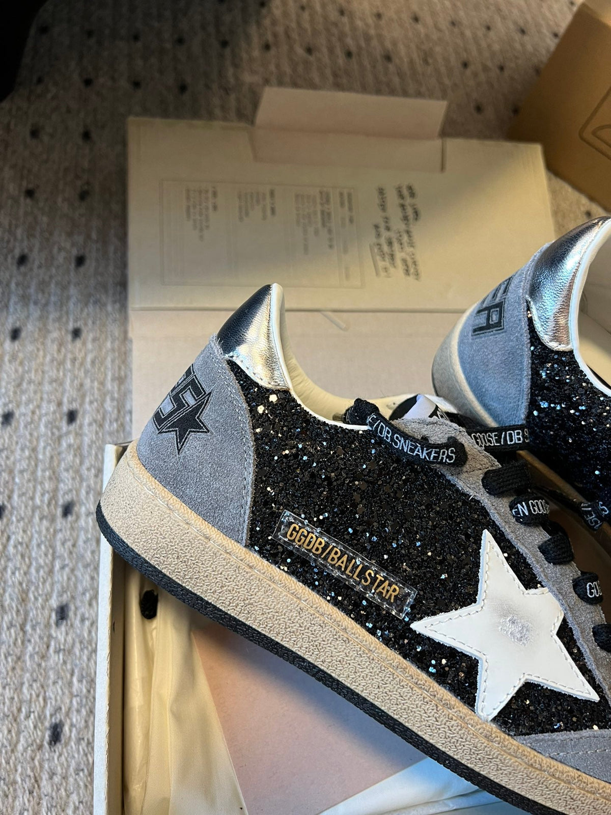 Golden Goose Vintage Distressed Sneakers #146