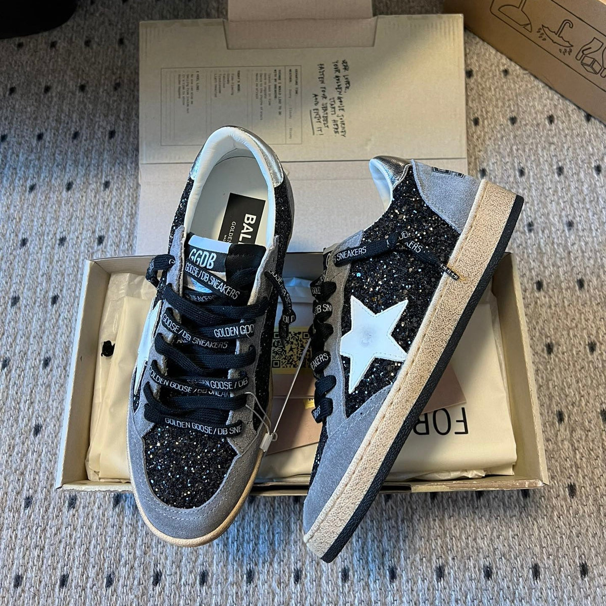 Golden Goose Vintage Distressed Sneakers #233