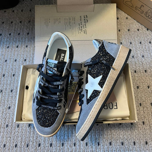 Golden Goose Vintage Distressed Sneakers #233