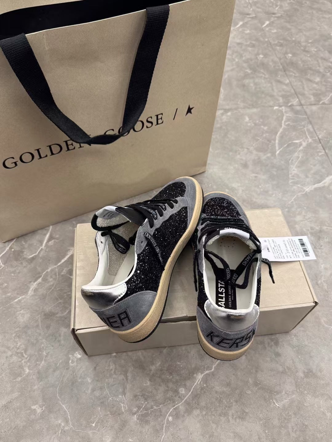 Golden Goose Vintage Distressed Sneakers #147