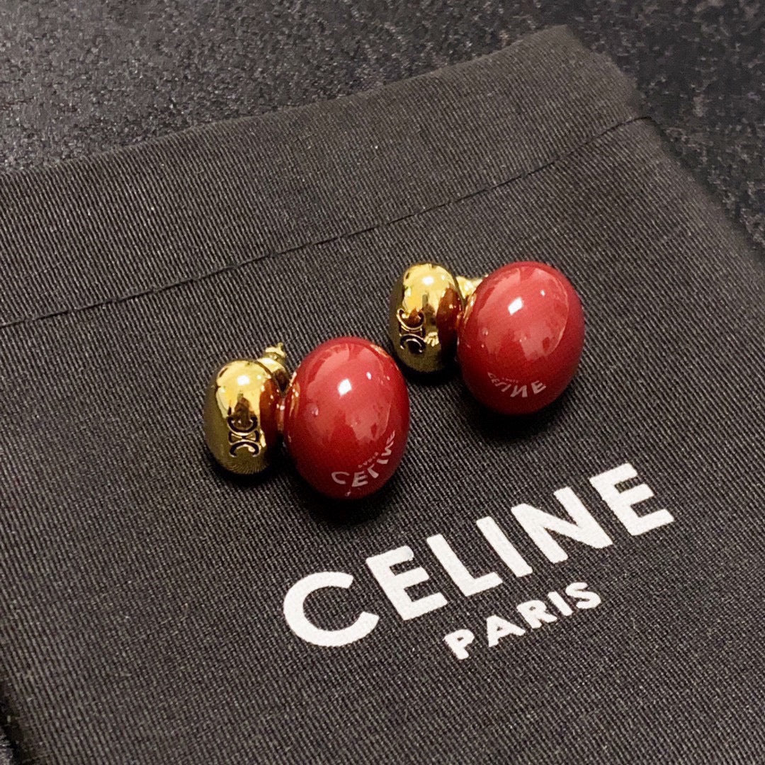 CELINE Triomphe Earrings