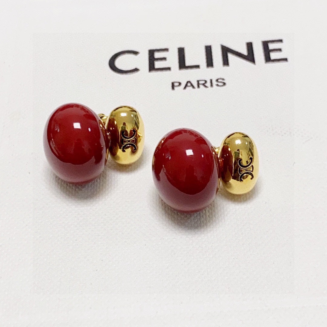 CELINE Triomphe Earrings