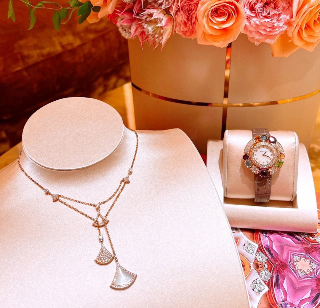 BVLGARI Gold-Plated Divas' Dream Necklace