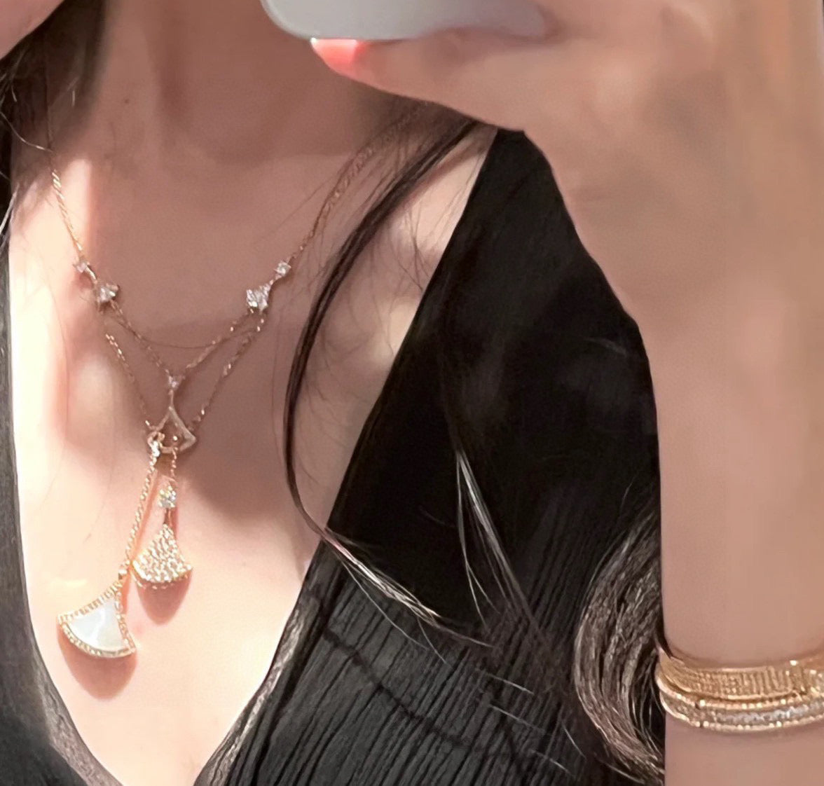 BVLGARI Gold-Plated Divas' Dream Necklace