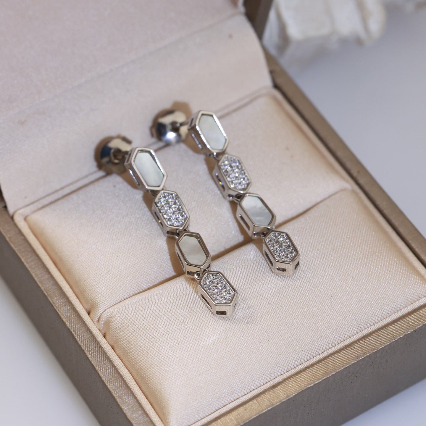 BVLGARI 925 Silver Serpenti Earrings