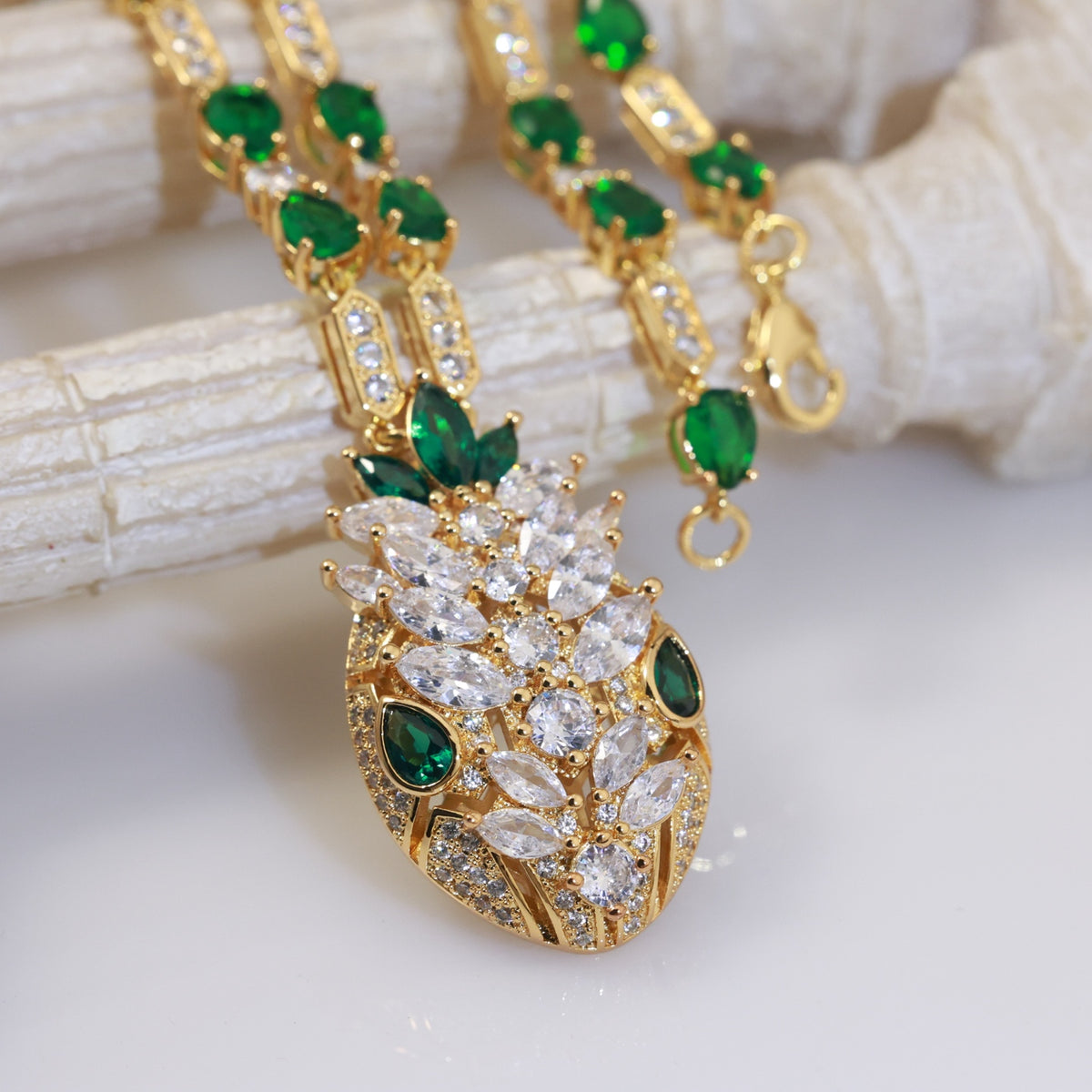 BVLGARI Crystal Serpenti Necklace
