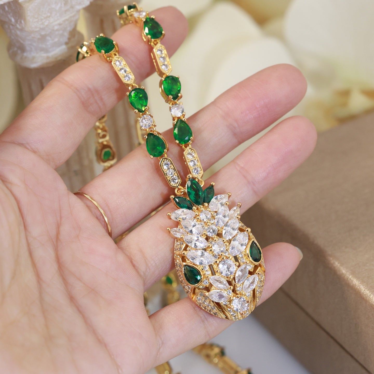 BVLGARI Crystal Serpenti Necklace