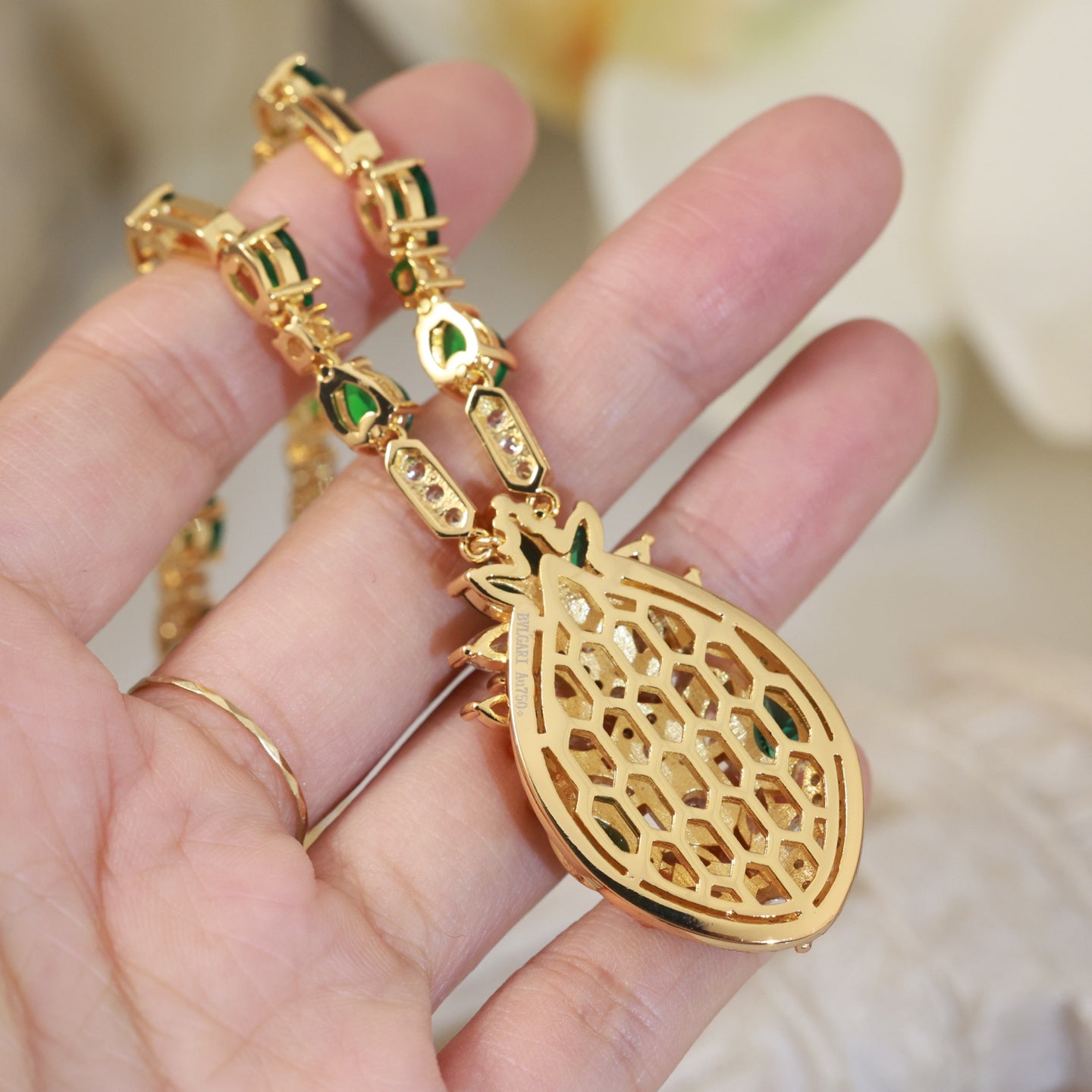 BVLGARI Crystal Serpenti Necklace