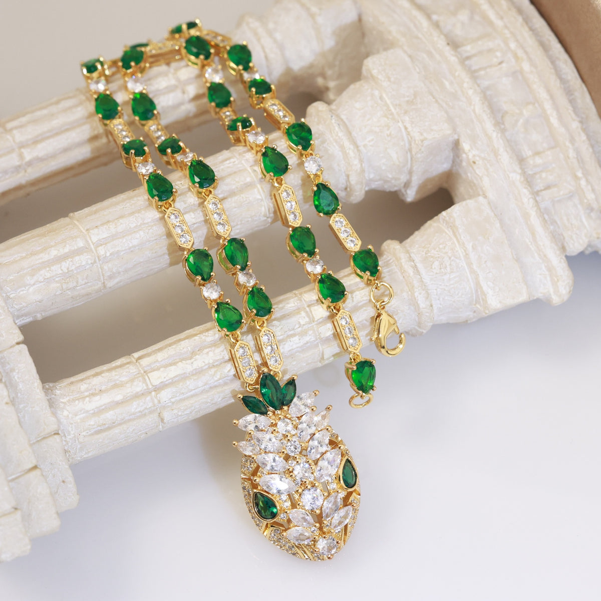 BVLGARI Crystal Serpenti Necklace