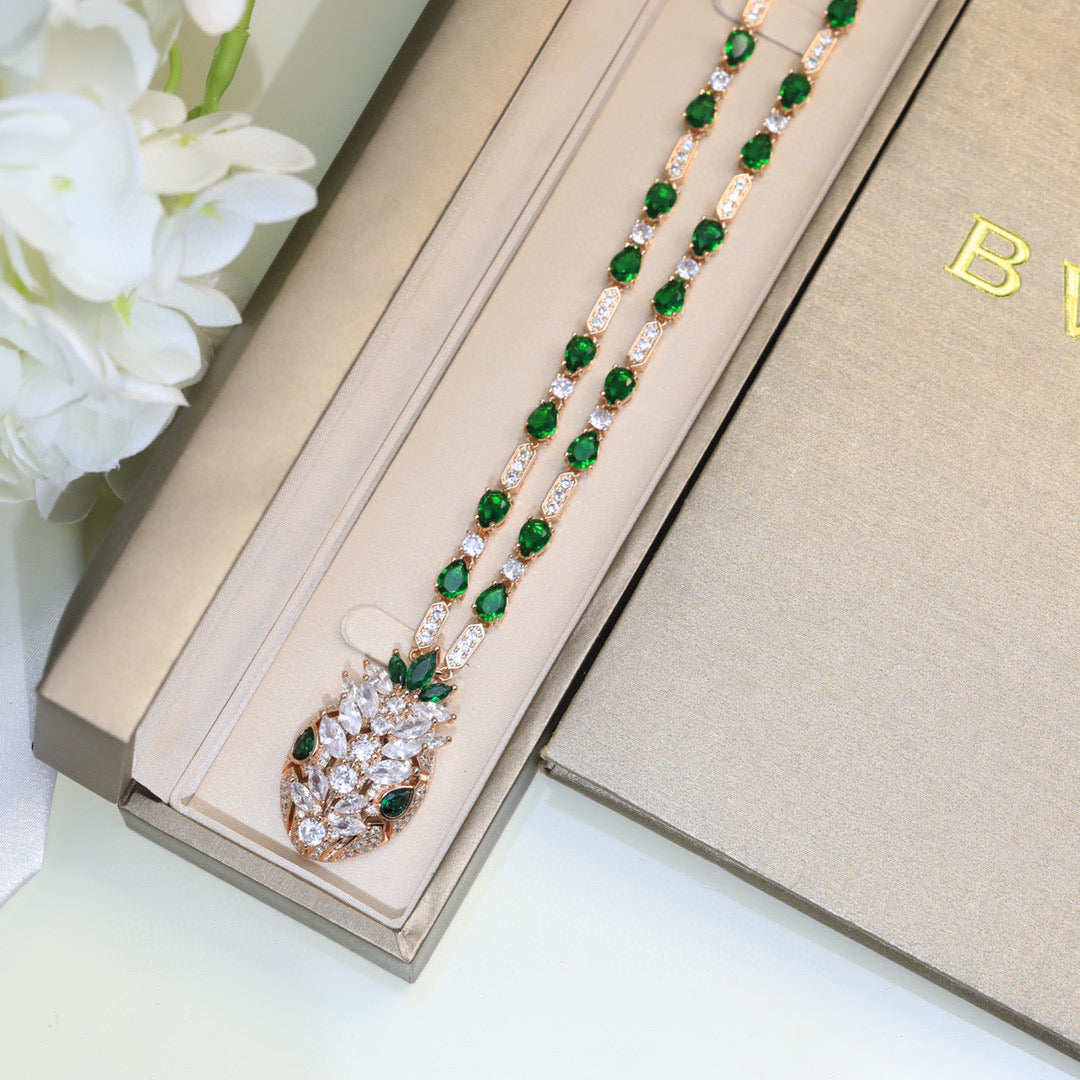 BVLGARI Crystal Serpenti Necklace