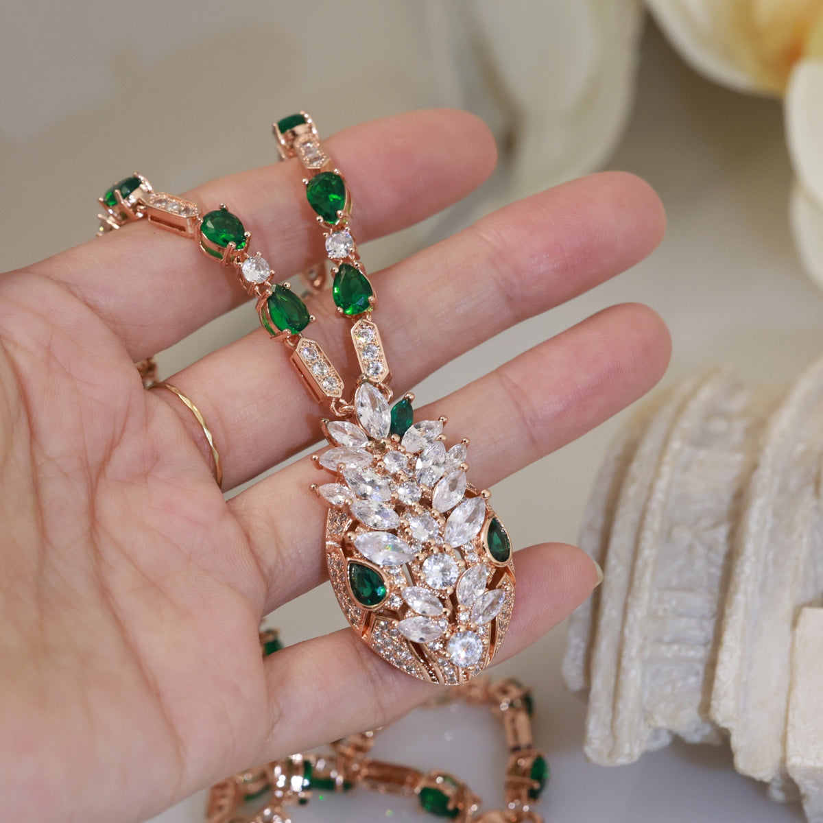 BVLGARI Crystal Serpenti Necklace