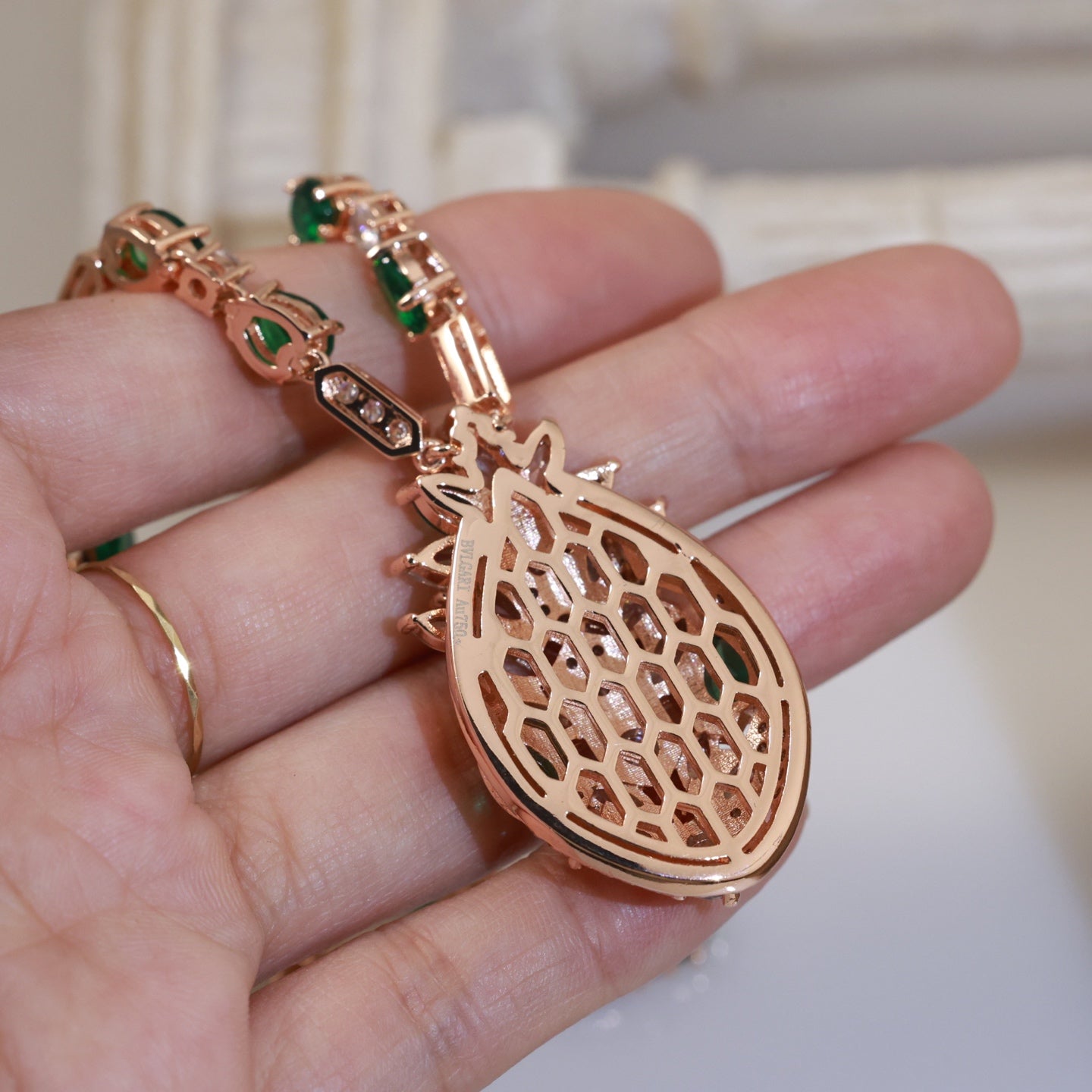 BVLGARI Crystal Serpenti Necklace