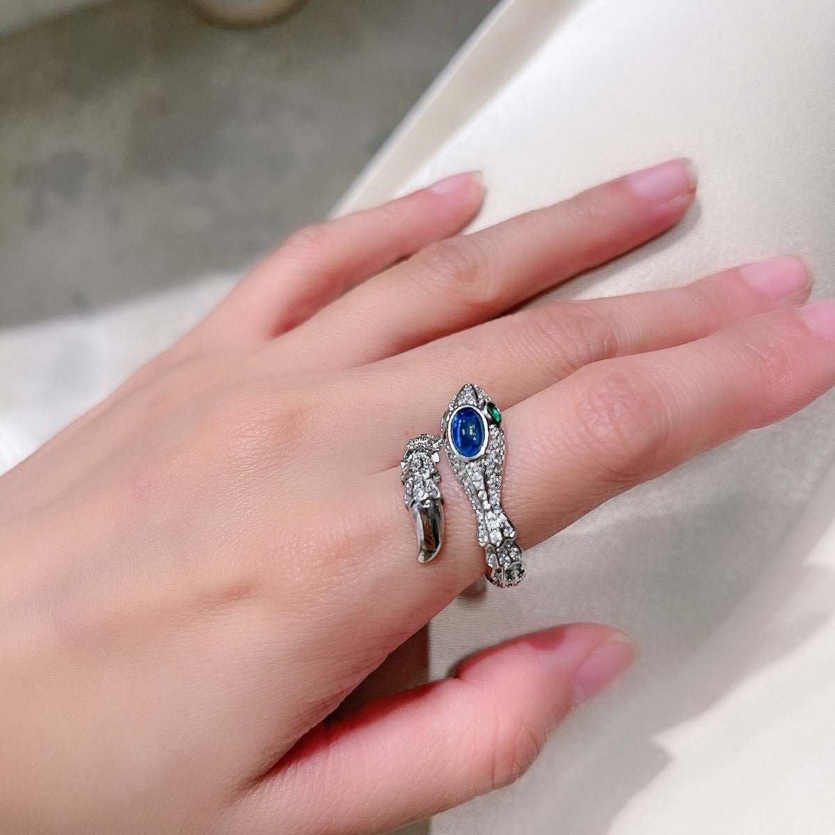 BVLGARI Gold-Plated Serpenti Ring