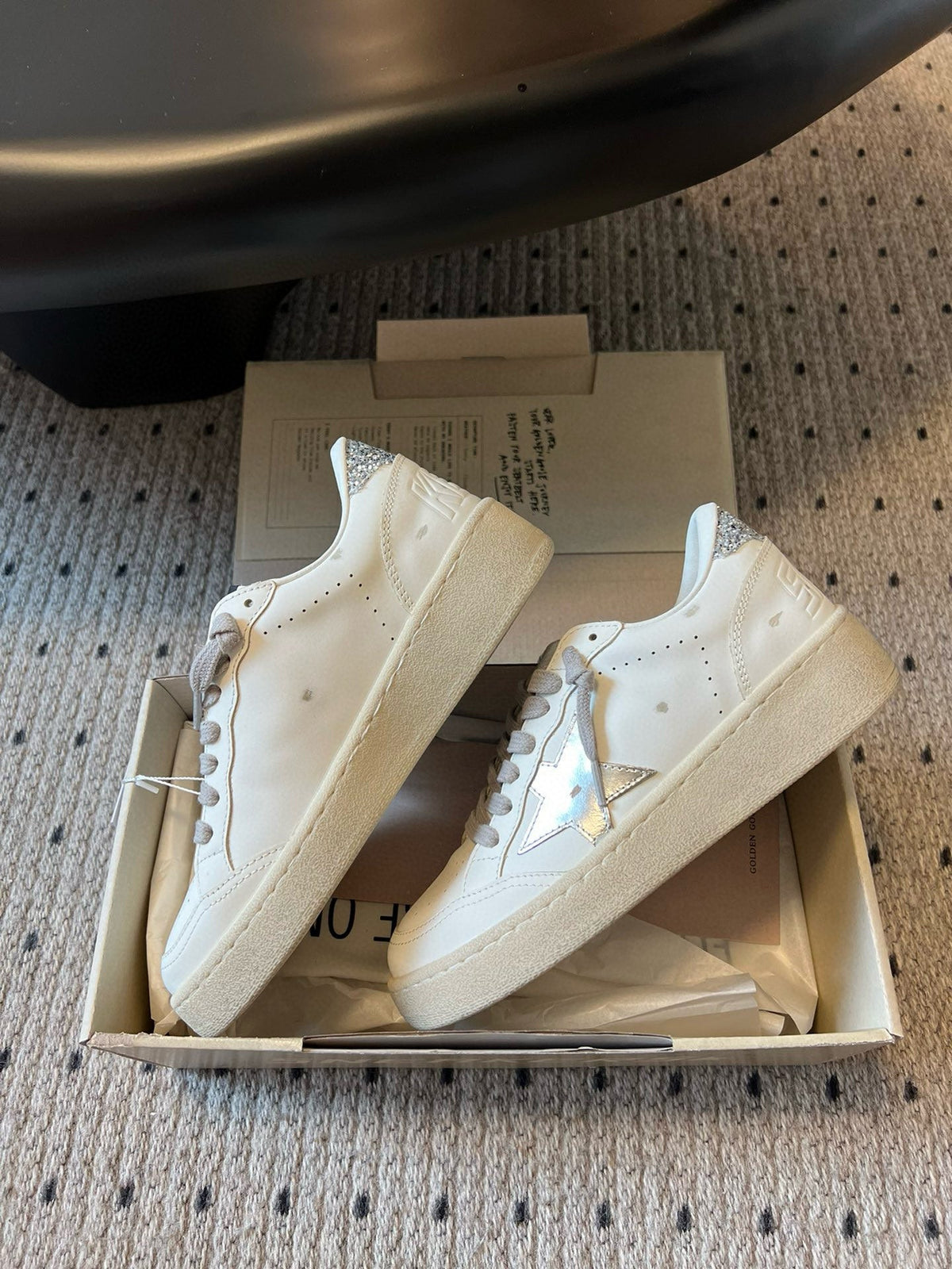 Golden Goose Vintage Distressed Sneakers #235