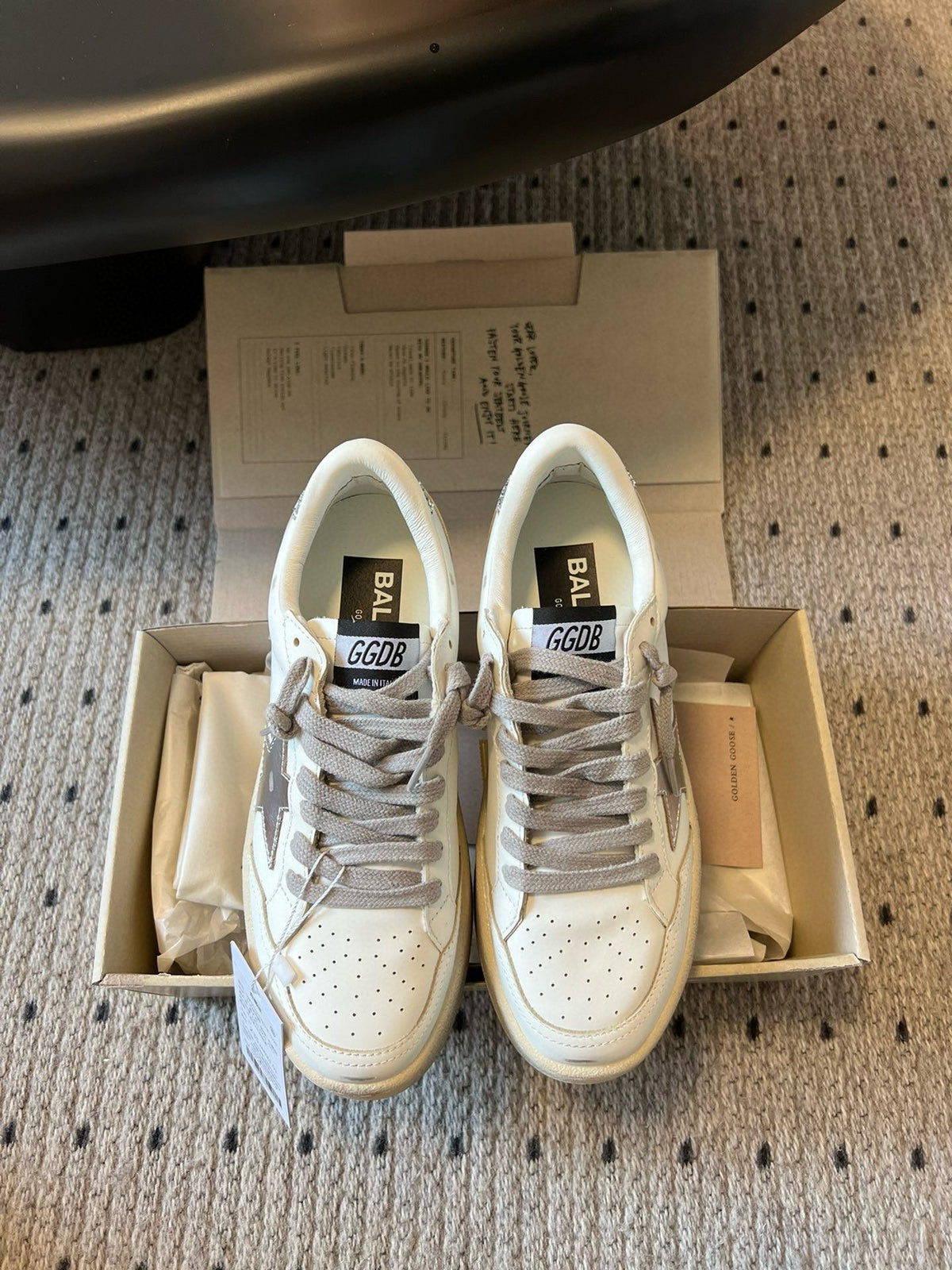 Golden Goose Vintage Distressed Sneakers #235