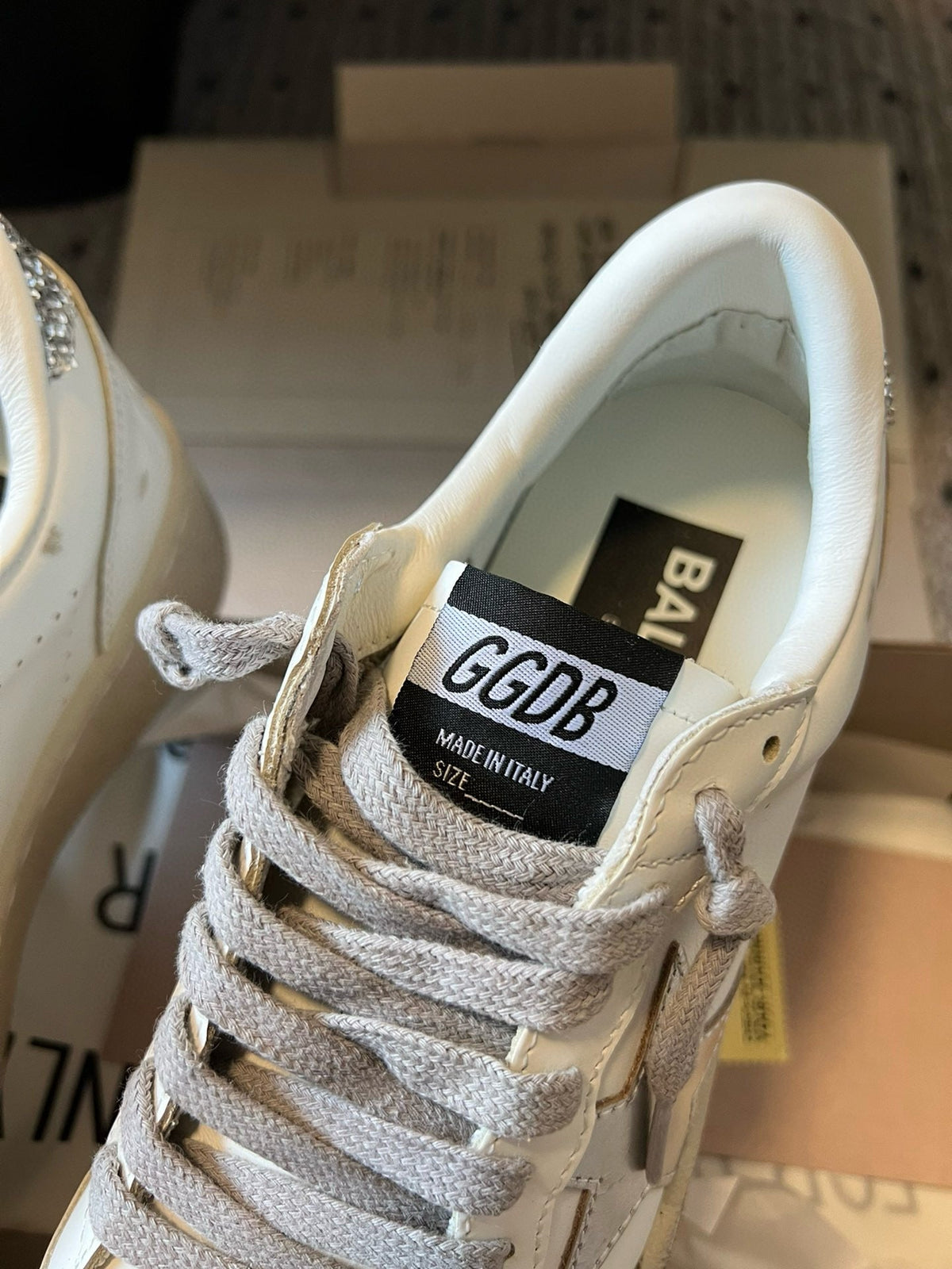 Golden Goose Vintage Distressed Sneakers #235