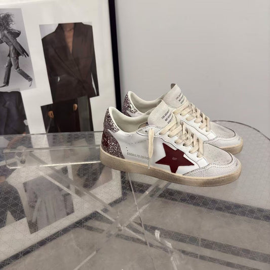 Golden Goose Vintage Distressed Sneakers #299