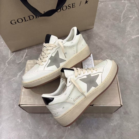 Golden Goose Vintage Distressed Sneakers #236
