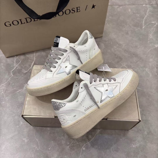 Golden Goose Vintage Distressed Sneakers #218