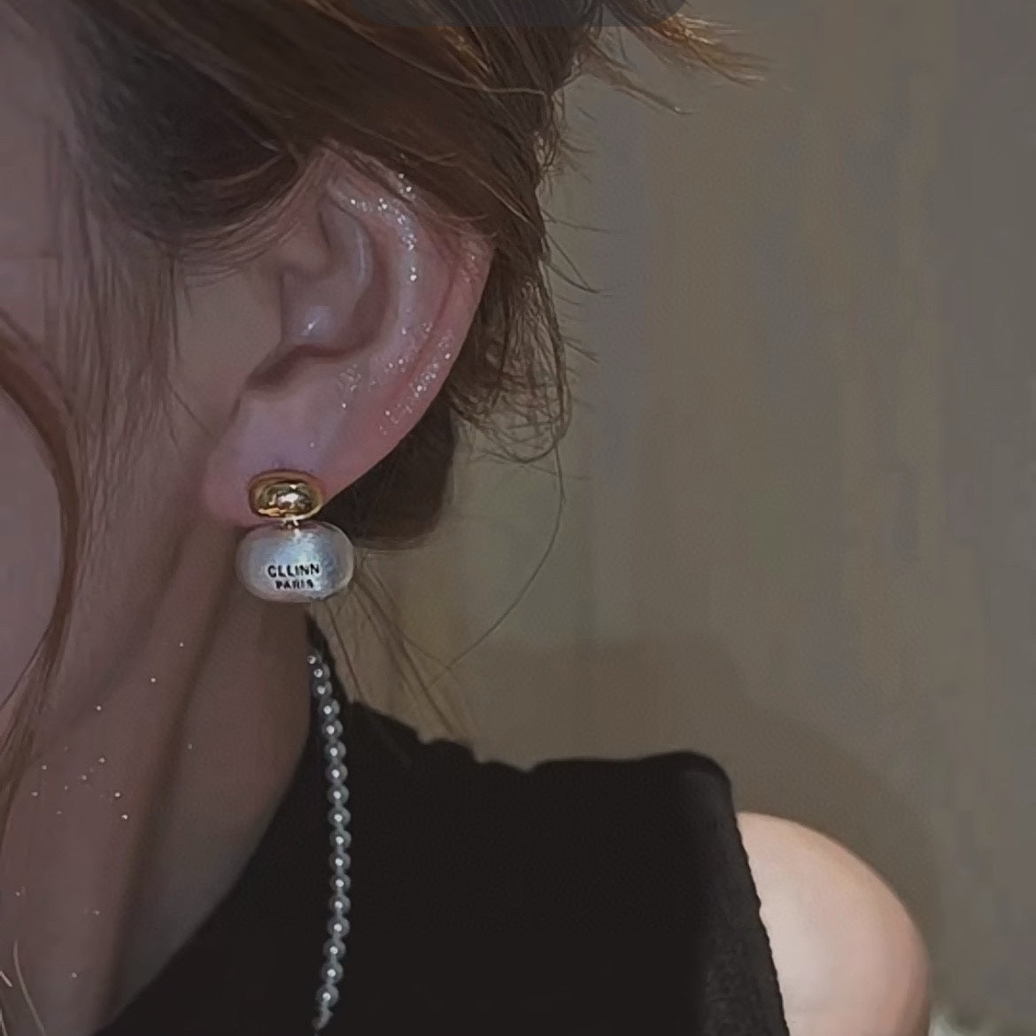 CELINE Triomphe Earrings