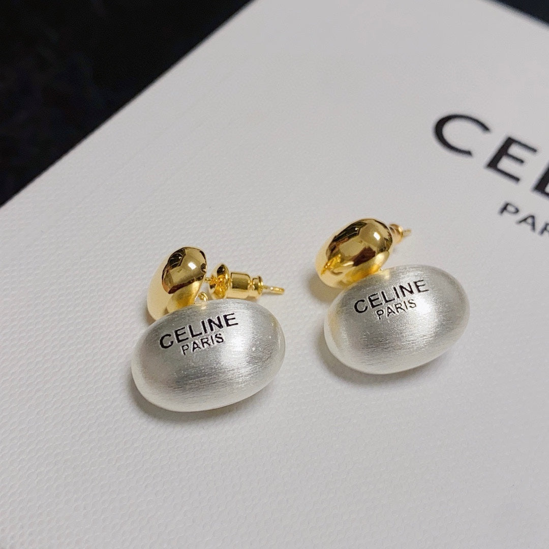 CELINE Triomphe Earrings