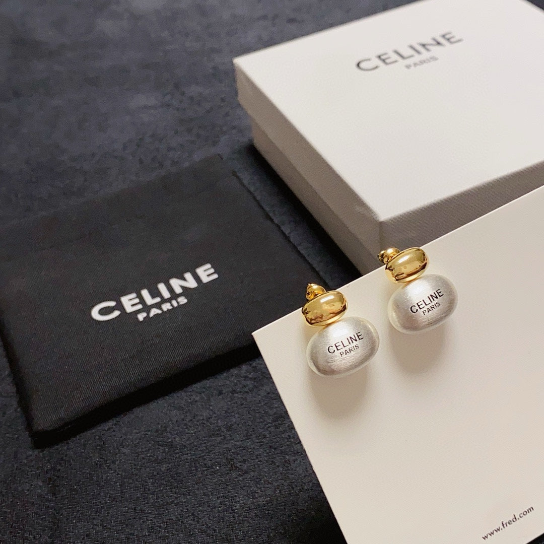 CELINE Triomphe Earrings