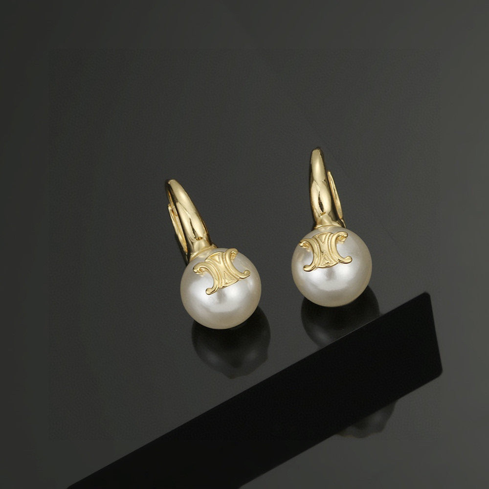 CELINE Pearl Earrings