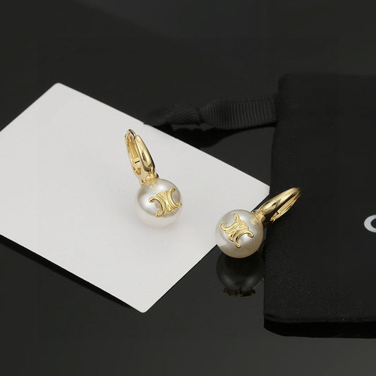 CELINE Pearl Earrings