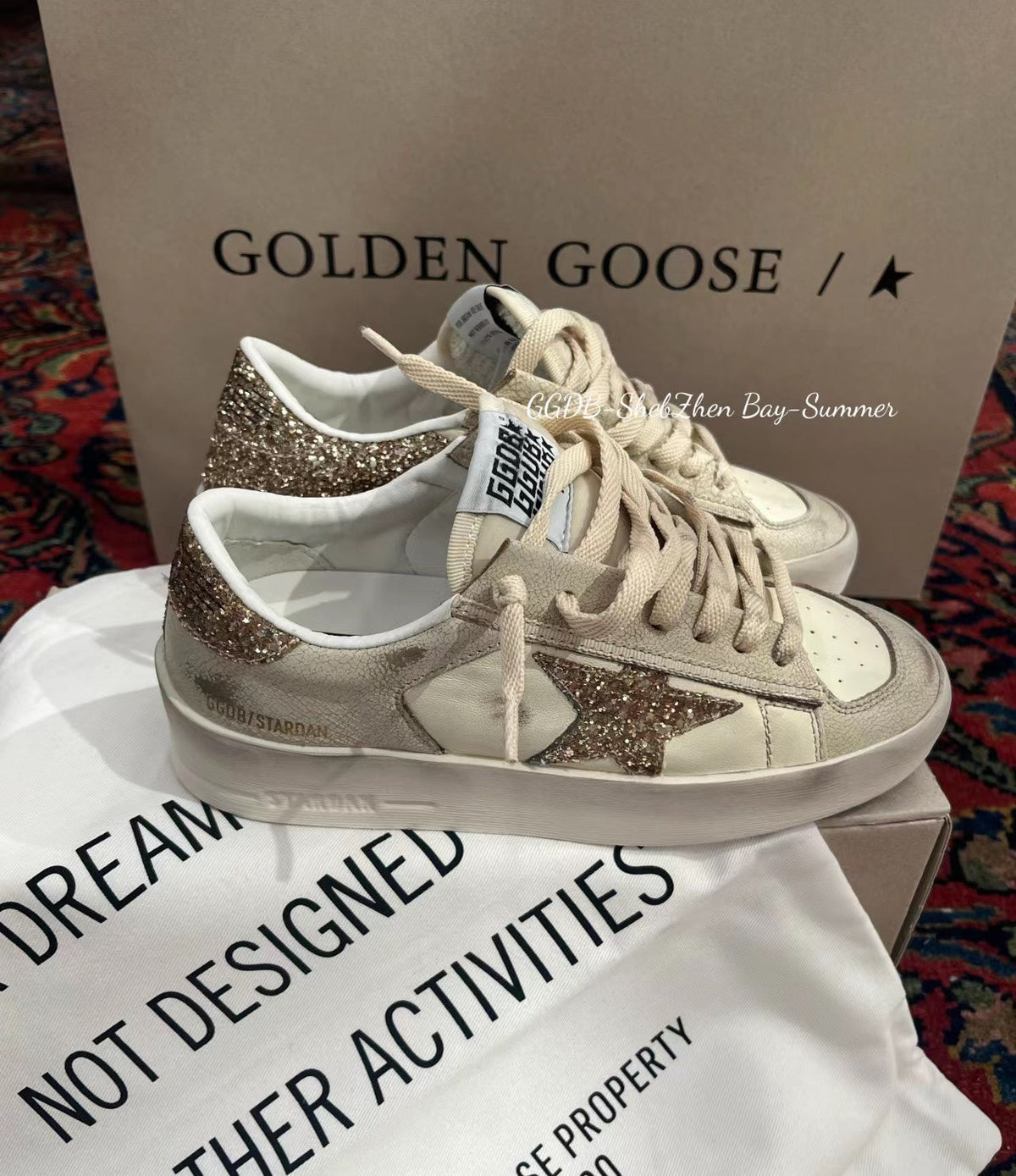 Golden Goose Vintage Distressed Sneakers #085