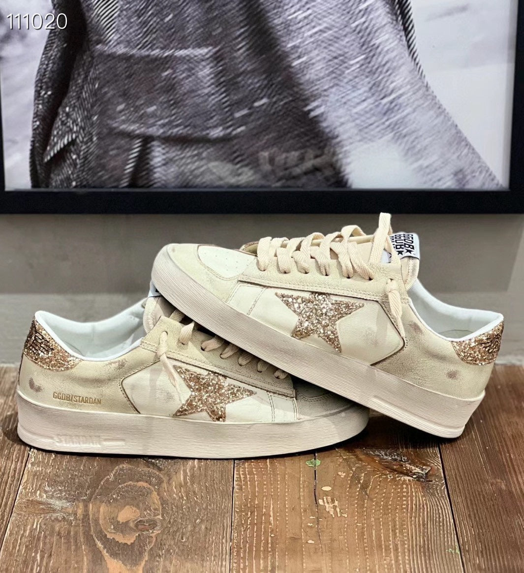 Golden Goose Vintage Distressed Sneakers #085