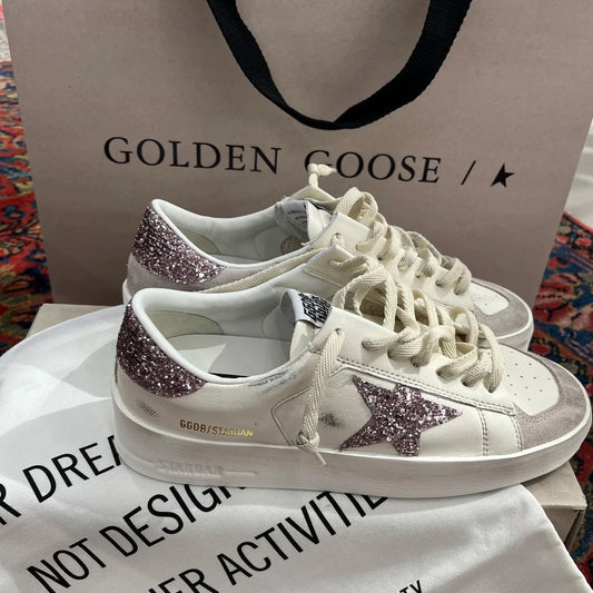 Golden Goose Vintage Distressed Sneakers #238