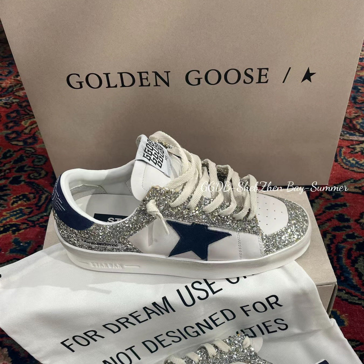 Golden Goose Vintage Distressed Sneakers #213