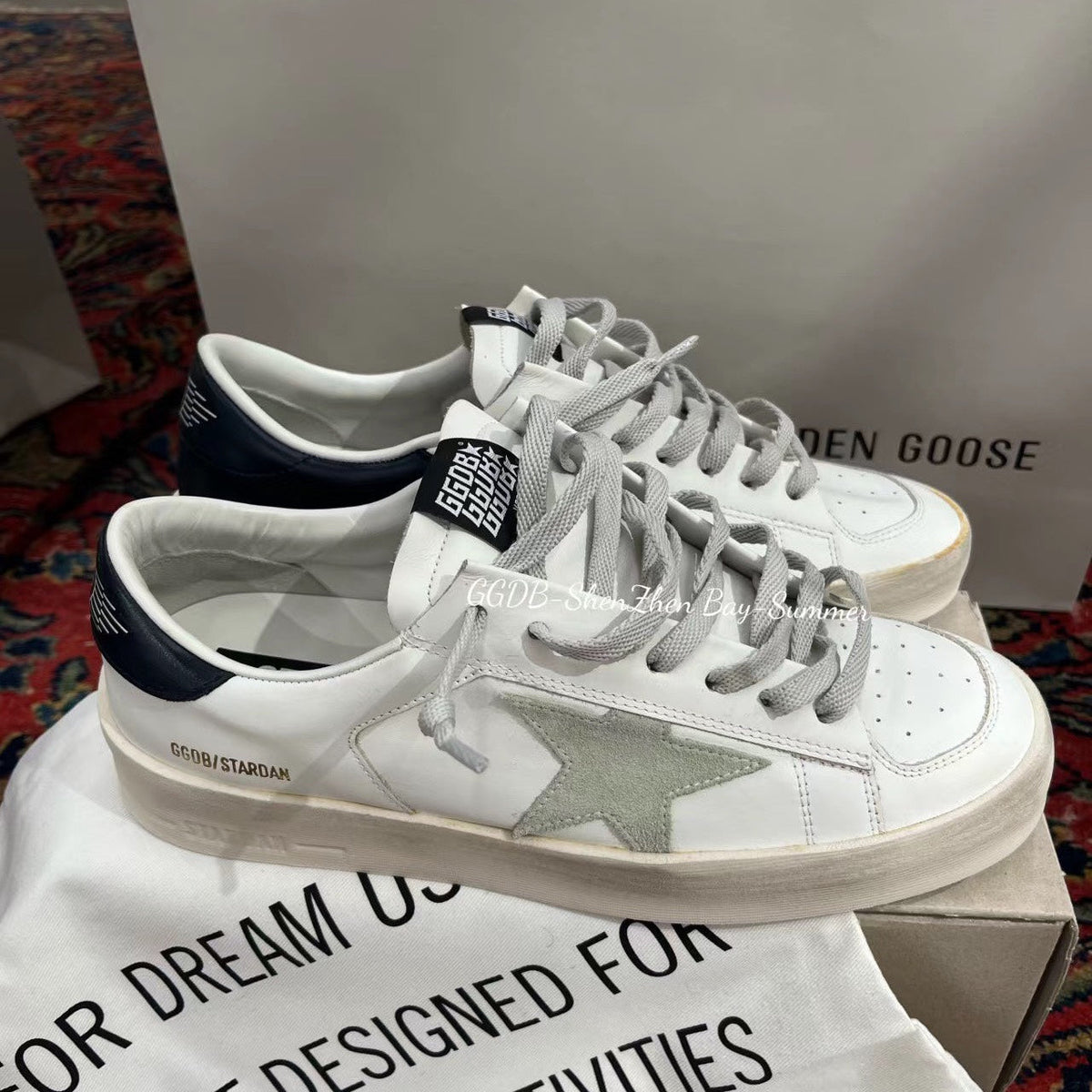 Golden Goose Vintage Distressed Sneakers #120