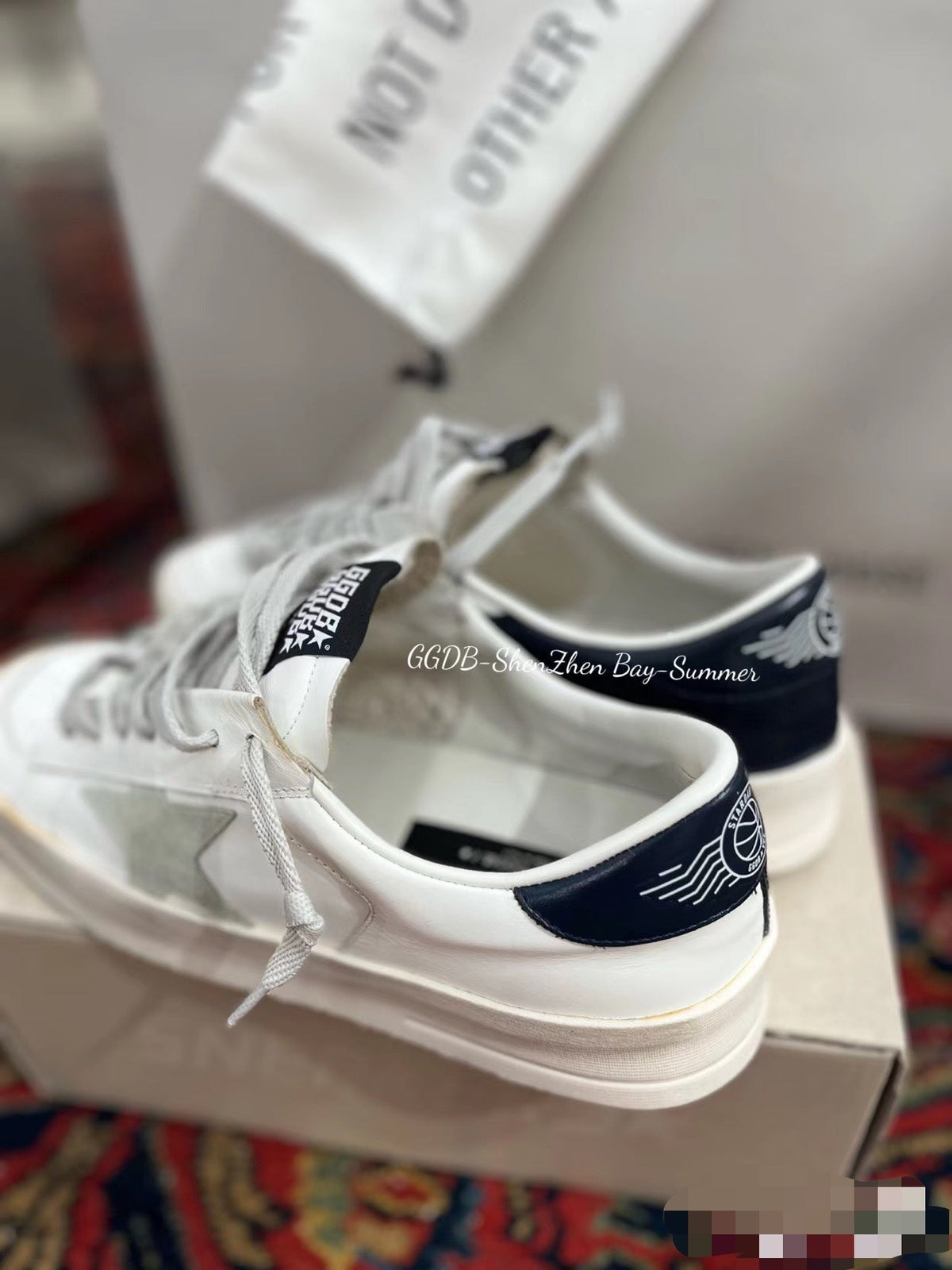 Golden Goose Vintage Distressed Sneakers #120