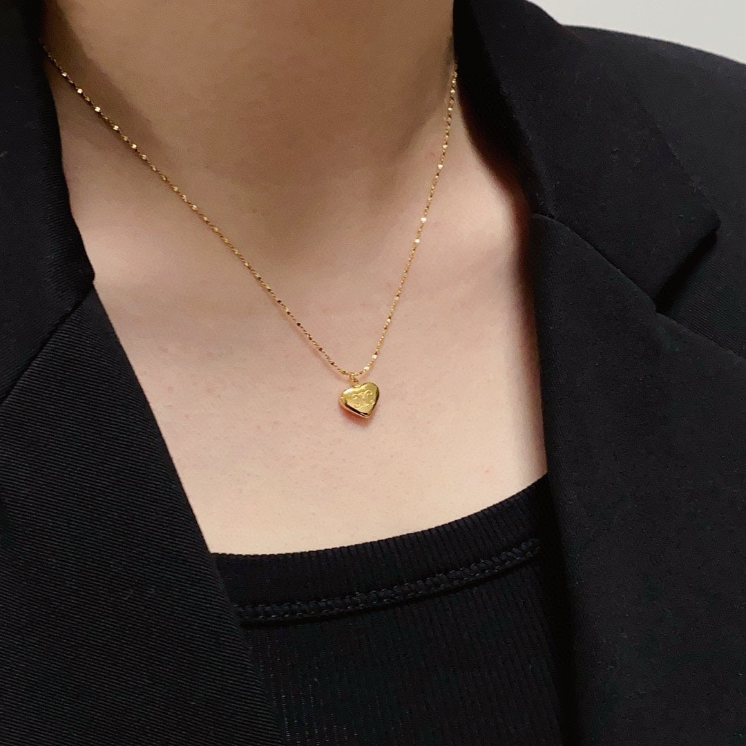 CELINE Gold-Plated Stainless Steel Necklace