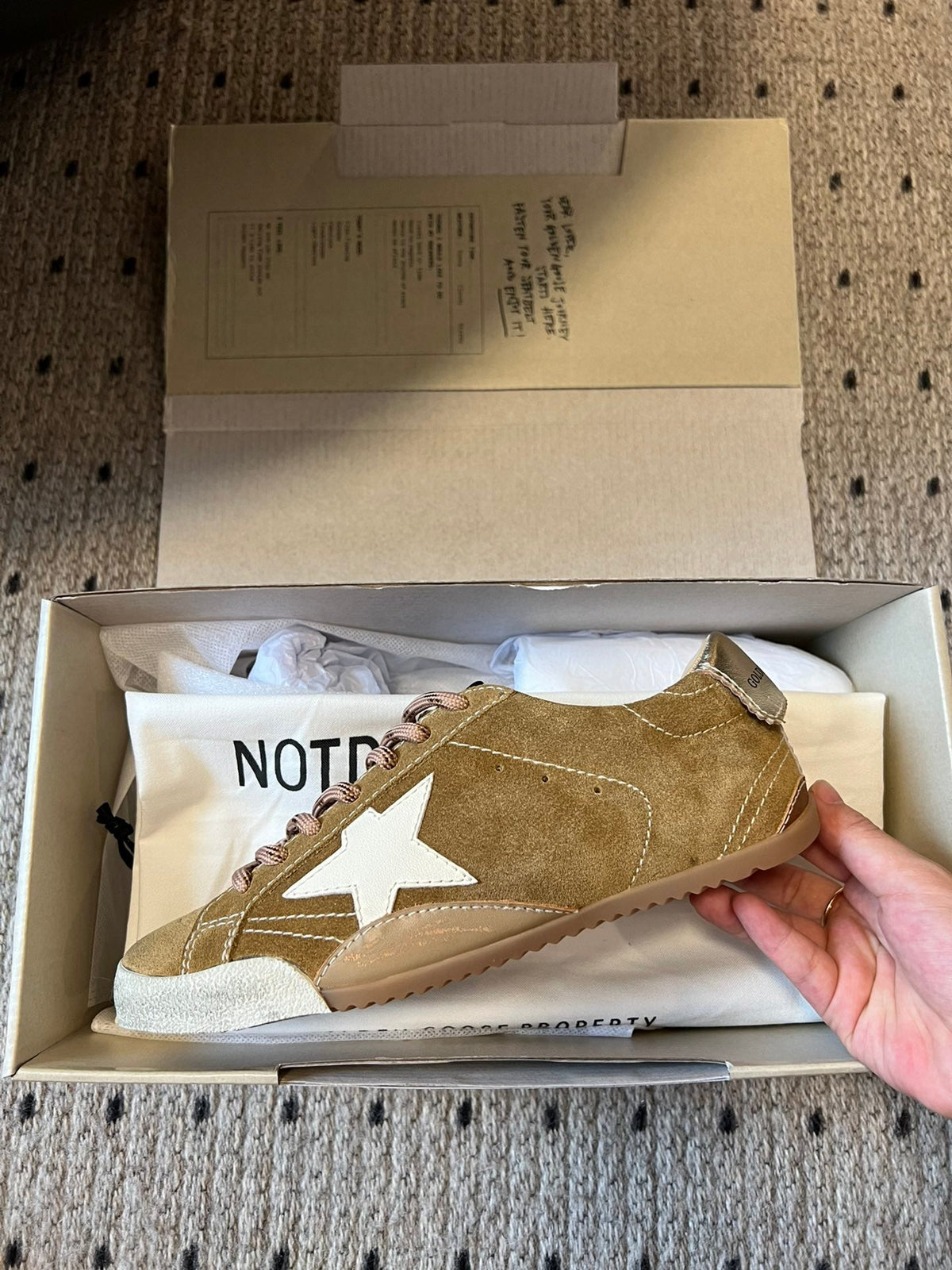 Golden Goose Vintage Distressed Sneakers #178