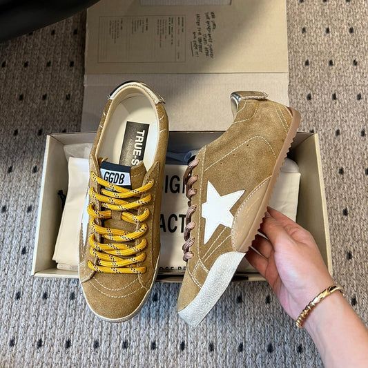 Golden Goose Vintage Distressed Sneakers #178