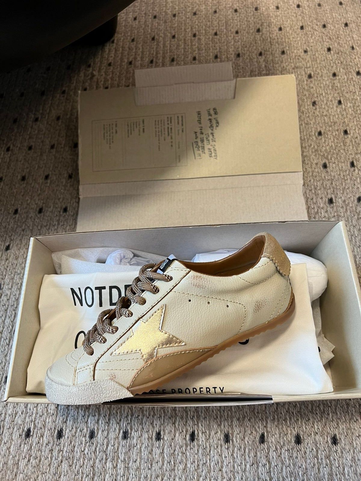 Golden Goose Vintage Distressed Sneakers #174