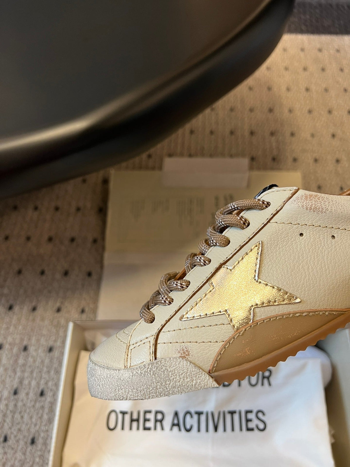 Golden Goose Vintage Distressed Sneakers #174