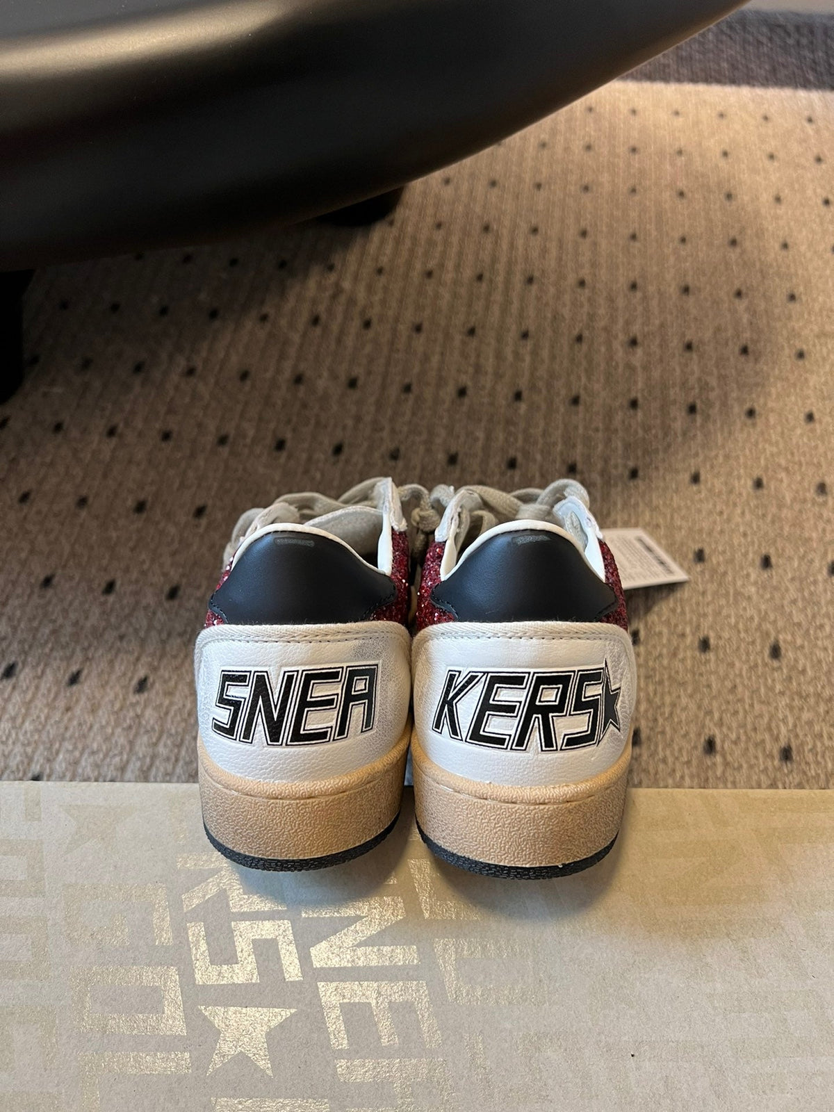 Golden Goose Vintage Distressed Sneakers #215