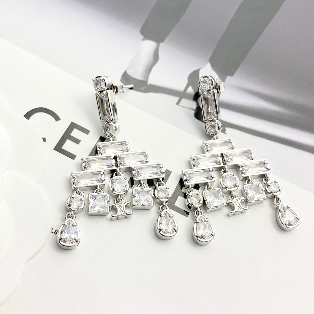 CELINE Crystal Earrings
