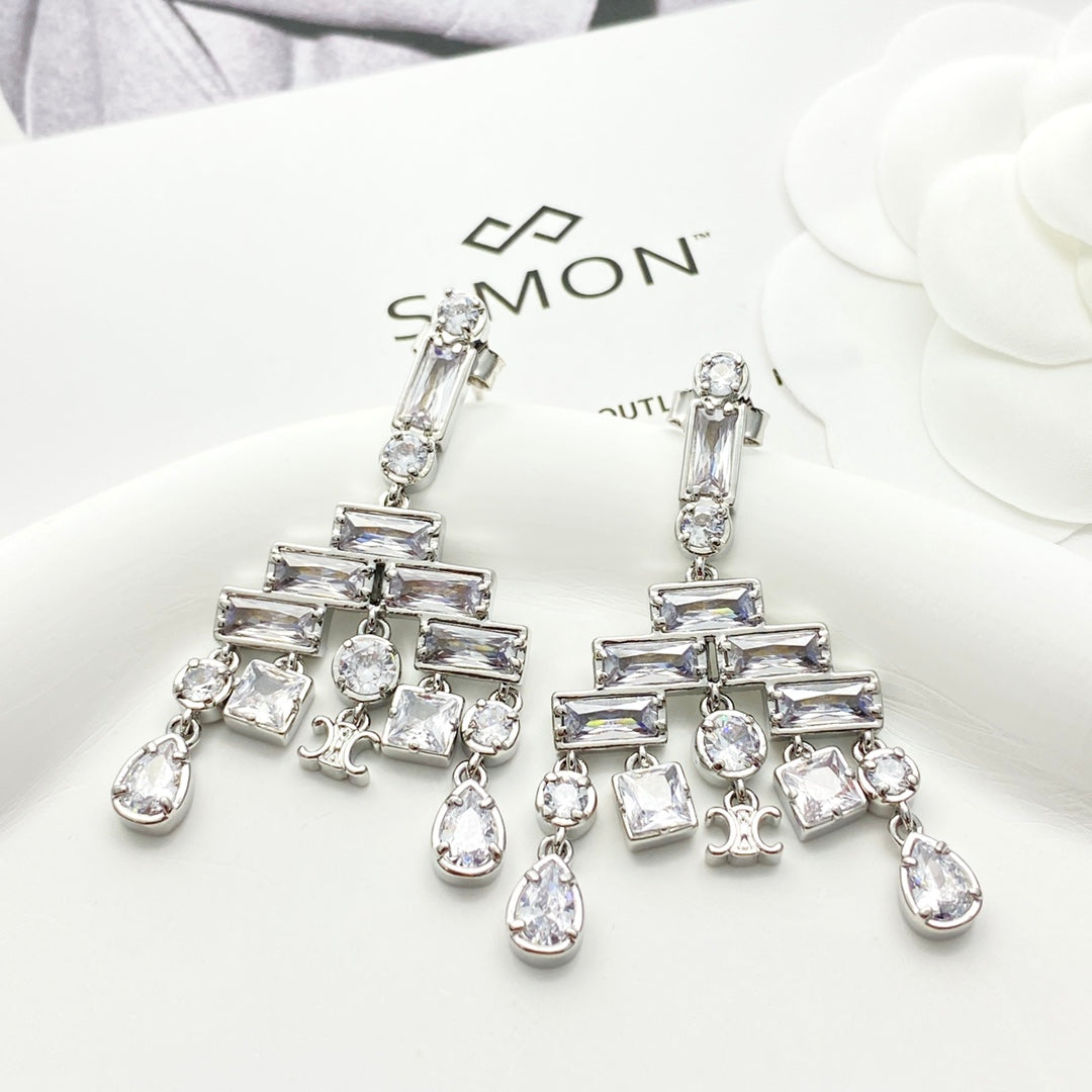 CELINE Crystal Earrings