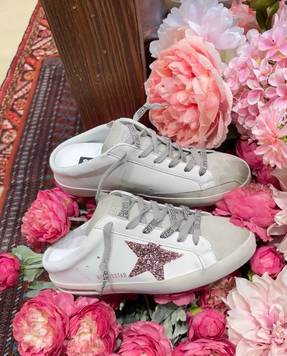 Golden Goose Vintage Distressed Sneakers #090