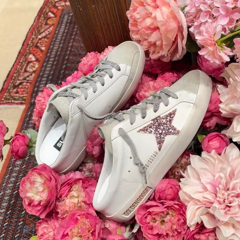 Golden Goose Vintage Distressed Sneakers #090