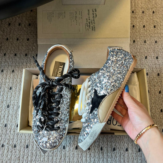 Golden Goose Vintage Distressed Sneakers #177
