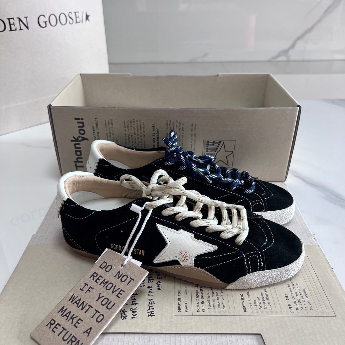 Golden Goose Vintage Distressed Sneakers #142