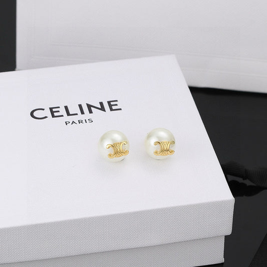 CELINE Pearl Earrings