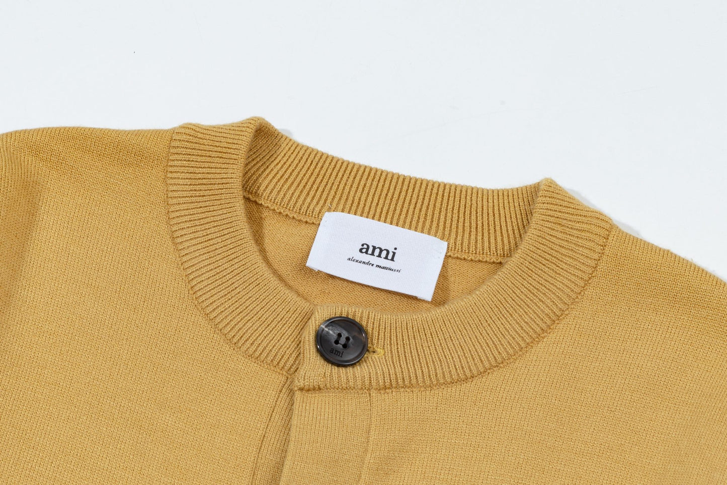 AMI PARIS Cotton and wool sweater