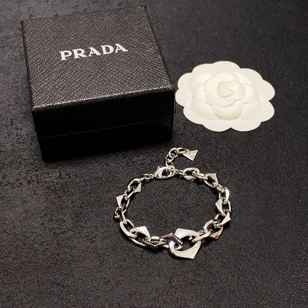 PRADA Logo Detail Bracelet